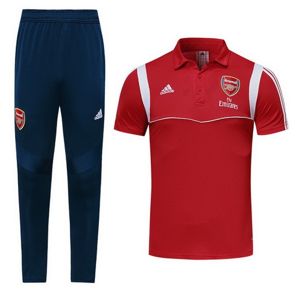 Polo Conjunto Completo Arsenal 2019-2020 Rojo